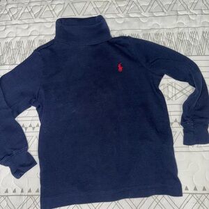 Polo by Ralph Lauren Boy Navy Turtle Neck